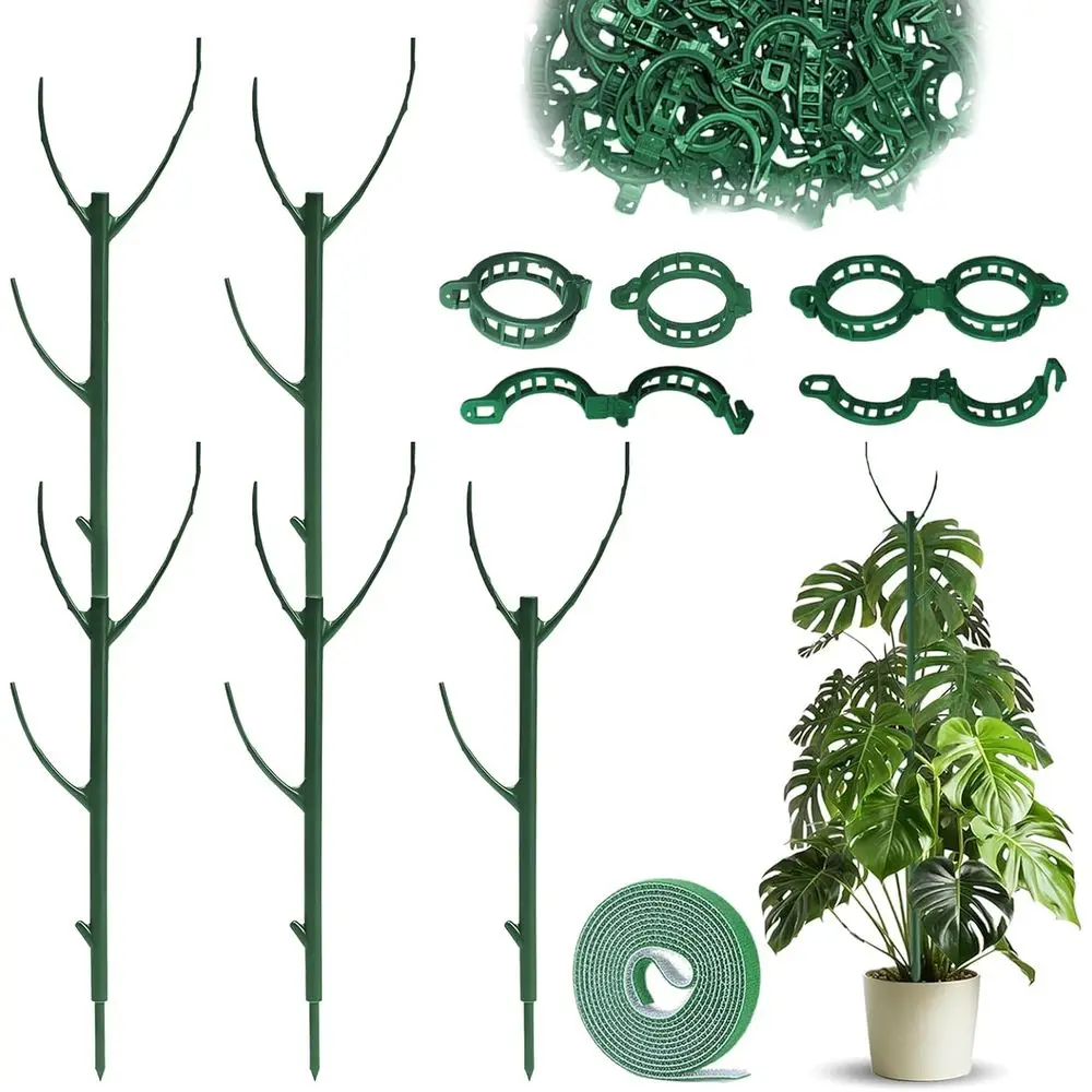 Stackable Plant Support Poles with Clamps for Indoor/Outdoor Use - Ideal for Monstera and Climbing Plants, Garden Accessories, R
Stackable Plant Support Poles with Clamps for Indoor/Outdoor Use - Ideal for Monstera and Climbing Plants, Garden Accessories, R