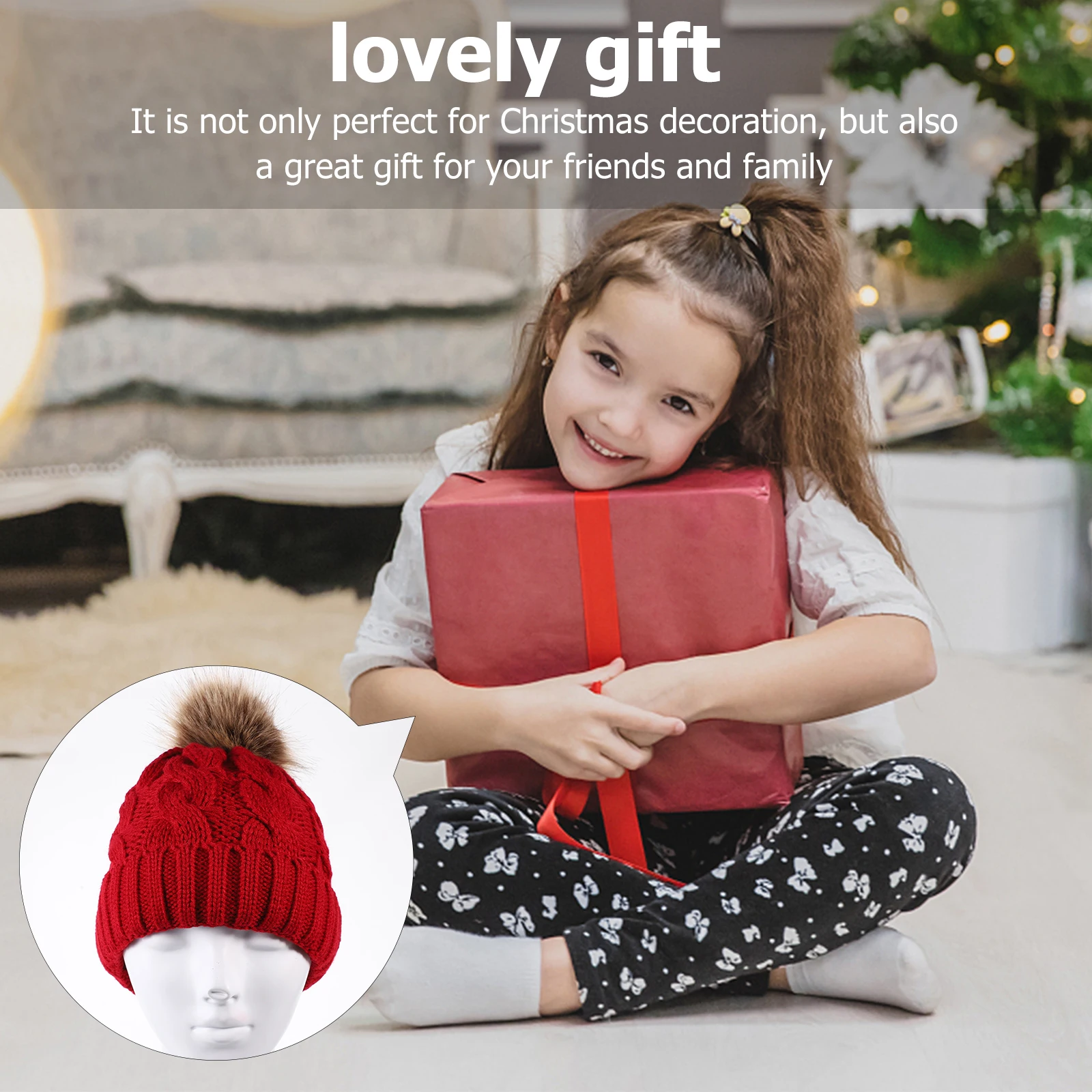 Women's Beanie Warm Hat Hats Woolen with Protective Ears Knitted Horsetail for Photography Shoots Birthday Gift
Women's Beanie Warm Hat Hats Woolen with Protective Ears Knitted Horsetail for Photography Shoots Birthday Gift