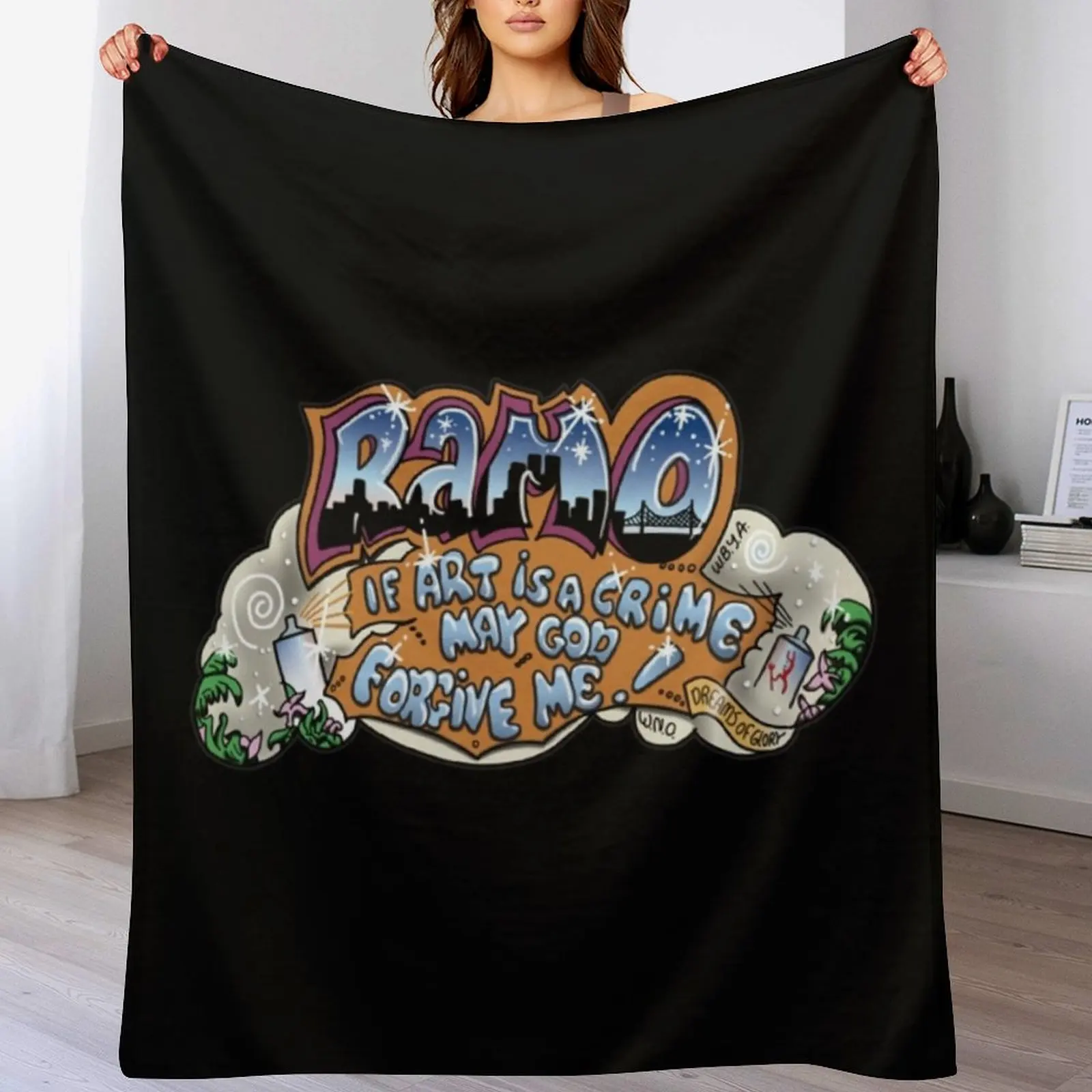 Ramo Graffiti - Beat Street Throw Blanket warm for winter Soft Big Furry blankets ands Blankets
Ramo Graffiti - Beat Street Throw Blanket warm for winter Soft Big Furry blankets ands Blankets