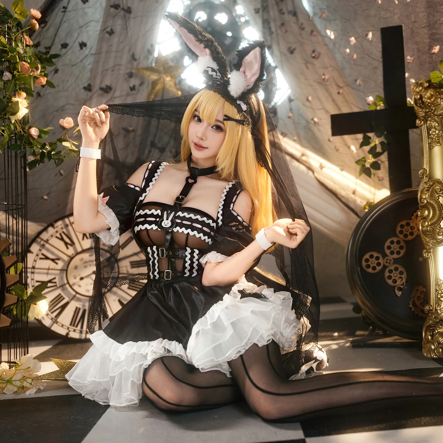 Anime Cross Core Liberos Cosplay Costume Sexy Bunny Girl Maid Uniform for Halloween Comic Con Liberos Bunny Ears Maid Dress for
Anime Cross Core Liberos Cosplay Costume Sexy Bunny Girl Maid Uniform for Halloween Comic Con Liberos Bunny Ears Maid Dress for
