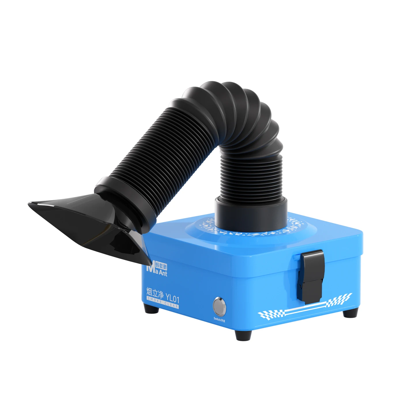 MaAnt YL01 дымоотделитель, настольный дымопоглотитель для ремонта мобильных телефонов, материнская плата, сварка печатных плат
MaAnt YL01 дымоотделитель, настольный дымопоглотитель для ремонта мобильных телефонов, материнская плата, сварка печатных плат