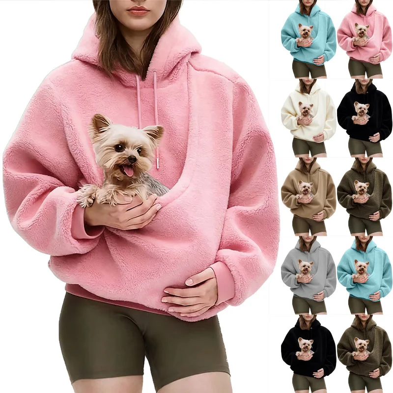 Solid color Men's Kangaroo Hoodie Blackley Sweatshirt with Pet Pocket Cat Carrier Comfortable Unisex Hooded Sweatshirt
Solid color Men's Kangaroo Hoodie Blackley Sweatshirt with Pet Pocket Cat Carrier Comfortable Unisex Hooded Sweatshirt