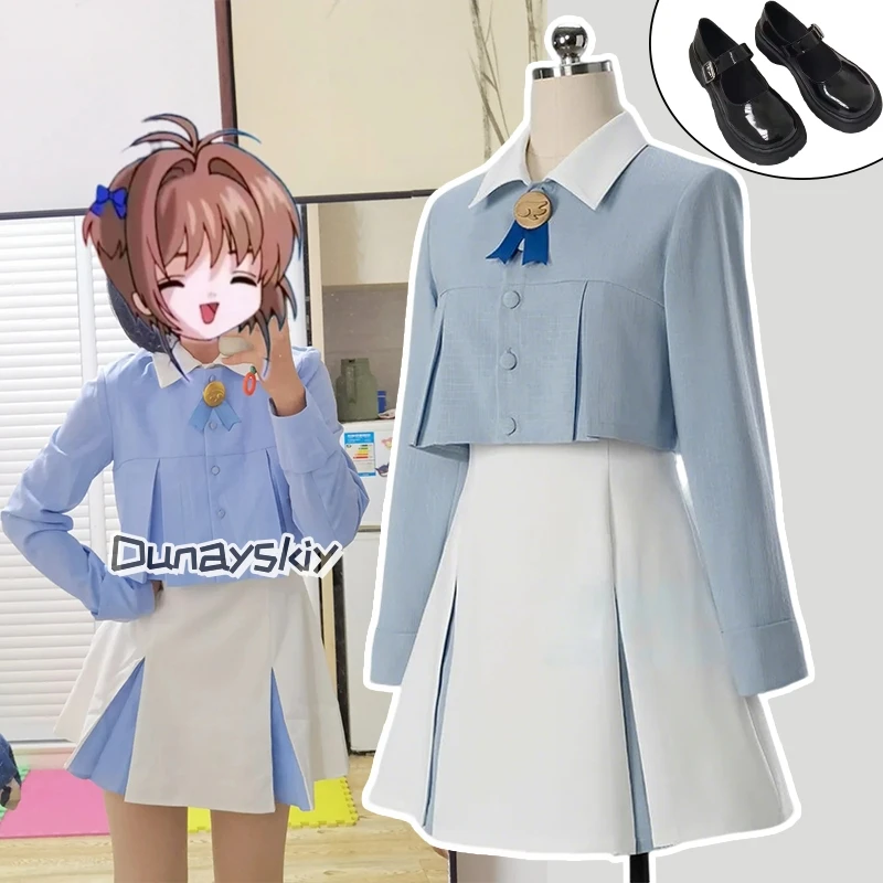 Аниме Kinomoto Sakura 코스프레 Костюм Синий Белый Костюм Sakura Date Dress Outfit Аниме Наряды Ролевые Костюмы Женские Платья
Аниме Kinomoto Sakura 코스프레 Костюм Синий Белый Костюм Sakura Date Dress Outfit Аниме Наряды Ролевые Костюмы Женские Платья