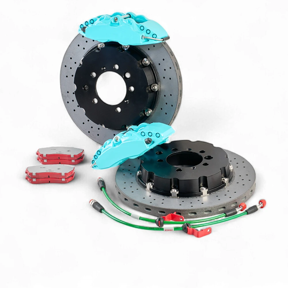 KOKO Brake System Dicase Brake 6 Pot Caliper Brake Kits With 330*28mm、355*28mm disc for golf GTI
KOKO Brake System Dicase Brake 6 Pot Caliper Brake Kits With 330*28mm、355*28mm disc for golf GTI