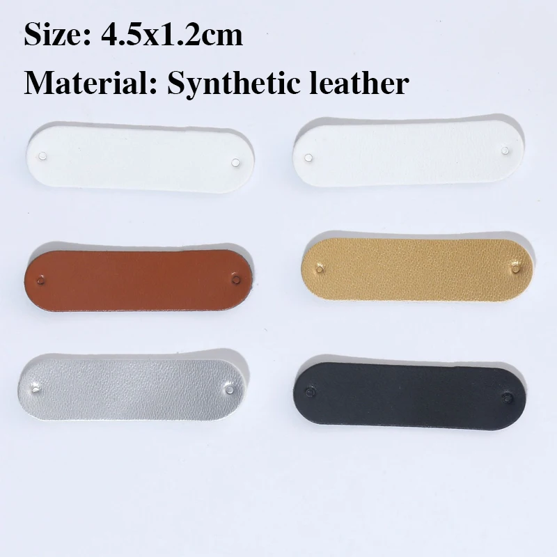 Handmade PU Leather Blank Label 4.5x1.2cm Two-Hole Tag for Jeans Hats Handbags Children's Clothing Decorative Custom Label
Handmade PU Leather Blank Label 4.5x1.2cm Two-Hole Tag for Jeans Hats Handbags Children's Clothing Decorative Custom Label