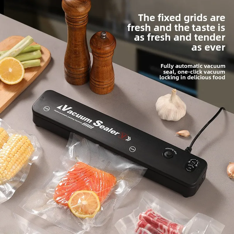 Fresh sealing machine vacuum small household food packaging fully automatic sealing cooked food compressor
Fresh sealing machine vacuum small household food packaging fully automatic sealing cooked food compressor
