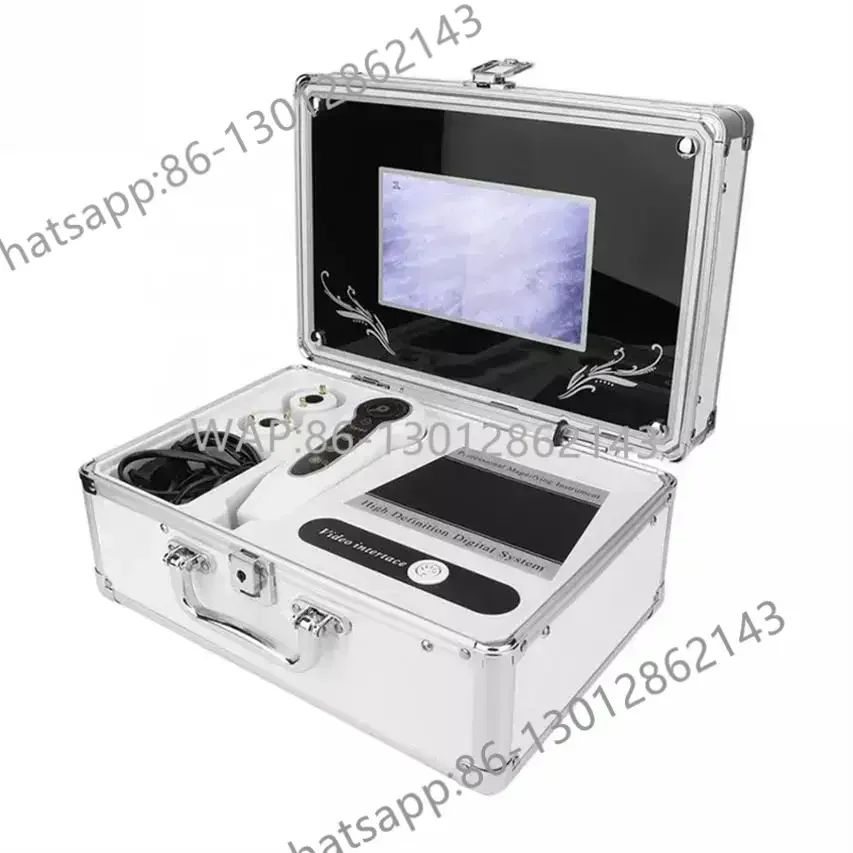 7 Inch LCD Skin & Hair Analyzer Detector Digital Microscope Magnifier Skin Hair Blackhead Follicle Scalp Detector at home
7 Inch LCD Skin & Hair Analyzer Detector Digital Microscope Magnifier Skin Hair Blackhead Follicle Scalp Detector at home