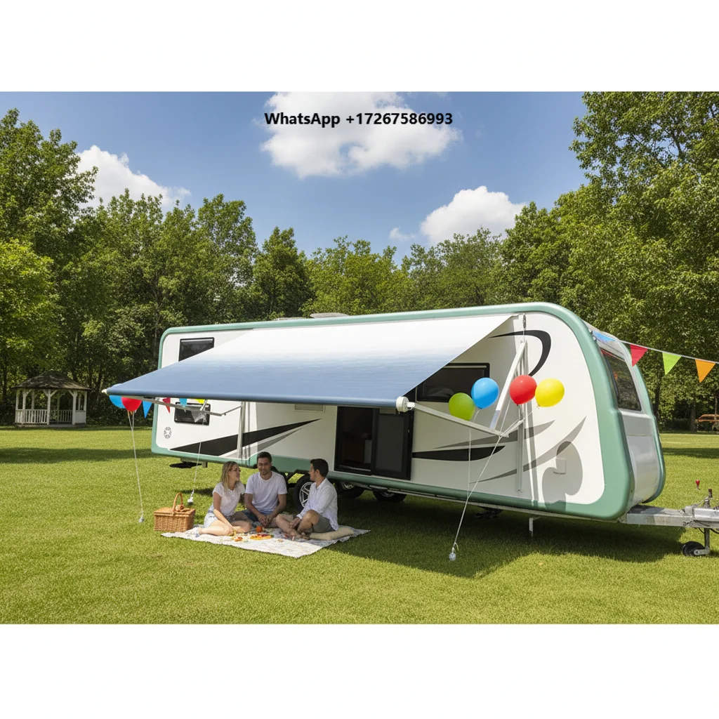 Awnlux W5700 Vinyl Waterproof Caravan Accessories Camper Canopy Retractable Roll up Trailer Awning
Awnlux W5700 Vinyl Waterproof Caravan Accessories Camper Canopy Retractable Roll up Trailer Awning