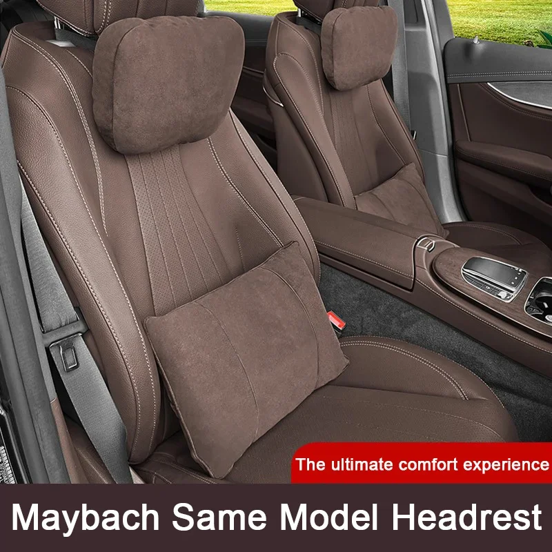 Suede Car Headrest Neck Support Seat Soft Pillow Breathable For Maybach S Class Design Mercedes Benz Audi Bmw Honda Kia Byd
Suede Car Headrest Neck Support Seat Soft Pillow Breathable For Maybach S Class Design Mercedes Benz Audi Bmw Honda Kia Byd