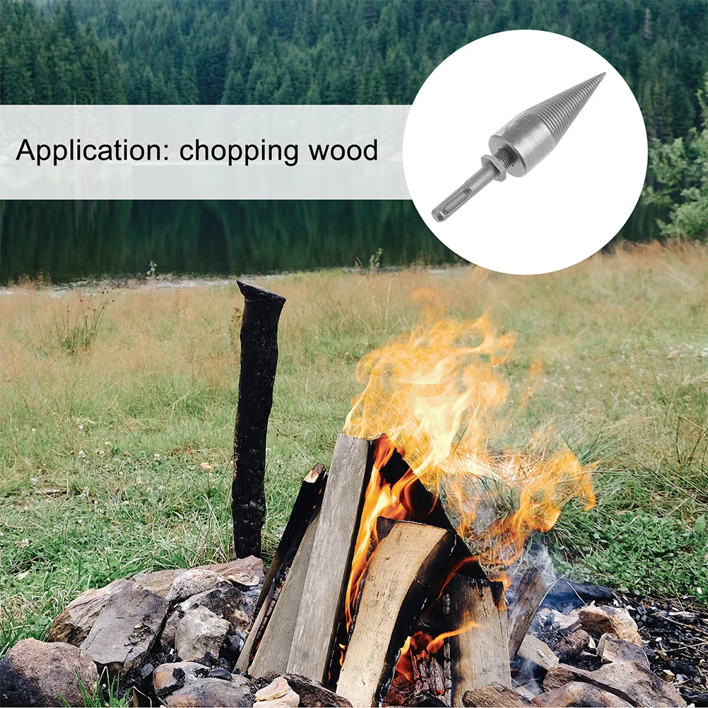 2Pcs Firewood Drill Bit Log Splitter Cones High-Speed Steel Wood Drill Bit Woodworking Tool Professional Wood Splitter 
2Pcs Firewood Drill Bit Log Splitter Cones High-Speed Steel Wood Drill Bit Woodworking Tool Professional Wood Splitter