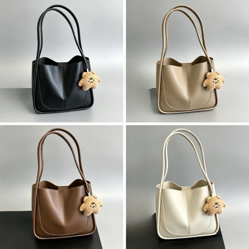 Large Capacity Vintage Winter Tote Bag, Solid Color Chic Casual Shoulder Purse, Simple Trendy Commuter Handbag
Large Capacity Vintage Winter Tote Bag, Solid Color Chic Casual Shoulder Purse, Simple Trendy Commuter Handbag
