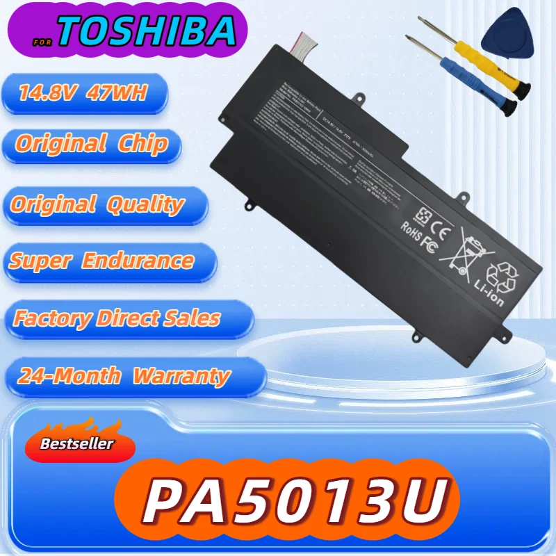 PA5013U PA5013U-1BRS Laptop Battery for Toshiba Portege Z830 Z835 Z930 Z935 Ultrabook PA5013 14.8V 47WH Free Tool
PA5013U PA5013U-1BRS Laptop Battery for Toshiba Portege Z830 Z835 Z930 Z935 Ultrabook PA5013 14.8V 47WH Free Tool