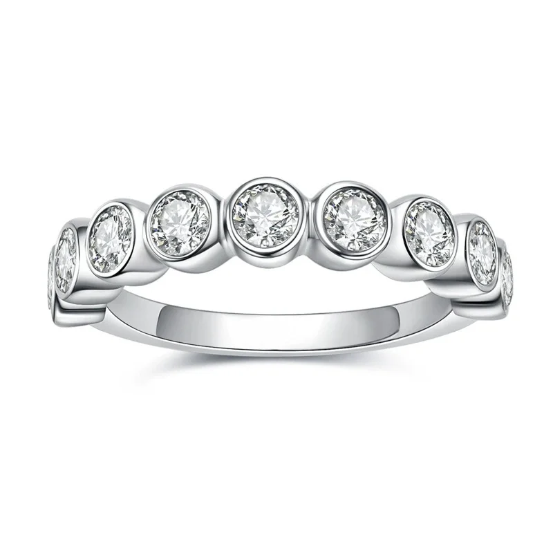 ZFSILVER s925 Silver Fashion Luxury Trendy Color D Moissanite 9 Bubble Ring For Charms Women Wedding Party Jewelry Gifts RMO-088
ZFSILVER s925 Silver Fashion Luxury Trendy Color D Moissanite 9 Bubble Ring For Charms Women Wedding Party Jewelry Gifts RMO-088