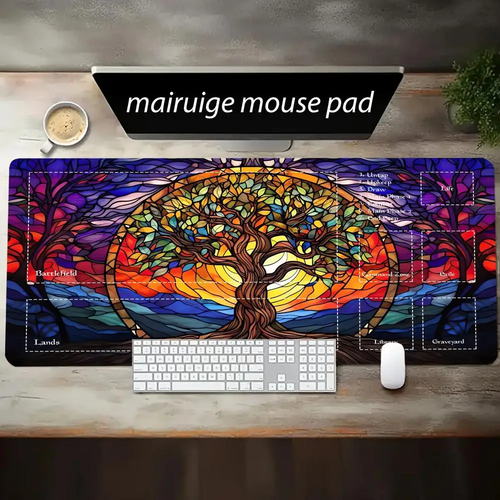 Magical Tree Mouse Pad Game Mat Large Computer Office Mousepad XXL Anti-slip Rubber Table Mats for MTG DTCG CCG RPG Trading Card
Magical Tree Mouse Pad Game Mat Large Computer Office Mousepad XXL Anti-slip Rubber Table Mats for MTG DTCG CCG RPG Trading Card