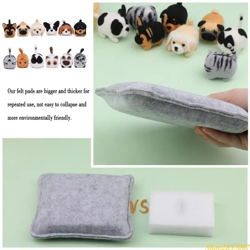 Needle Felting Set, Animal Needle Felting Supplies Kits with Tools for Beginner 831F
Needle Felting Set, Animal Needle Felting Supplies Kits with Tools for Beginner 831F
