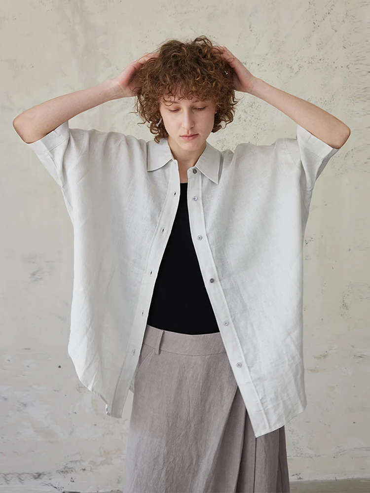 Летняя свободная блузка Tuytuy с рукавами «летучая мышь», повседневный топ из хлопка и льна для женщин, оригинальный дизайн, тщательная работа.
Летняя свободная блузка Tuytuy с рукавами «летучая мышь», повседневный топ из хлопка и льна для женщин, оригинальный дизайн, тщательная работа.