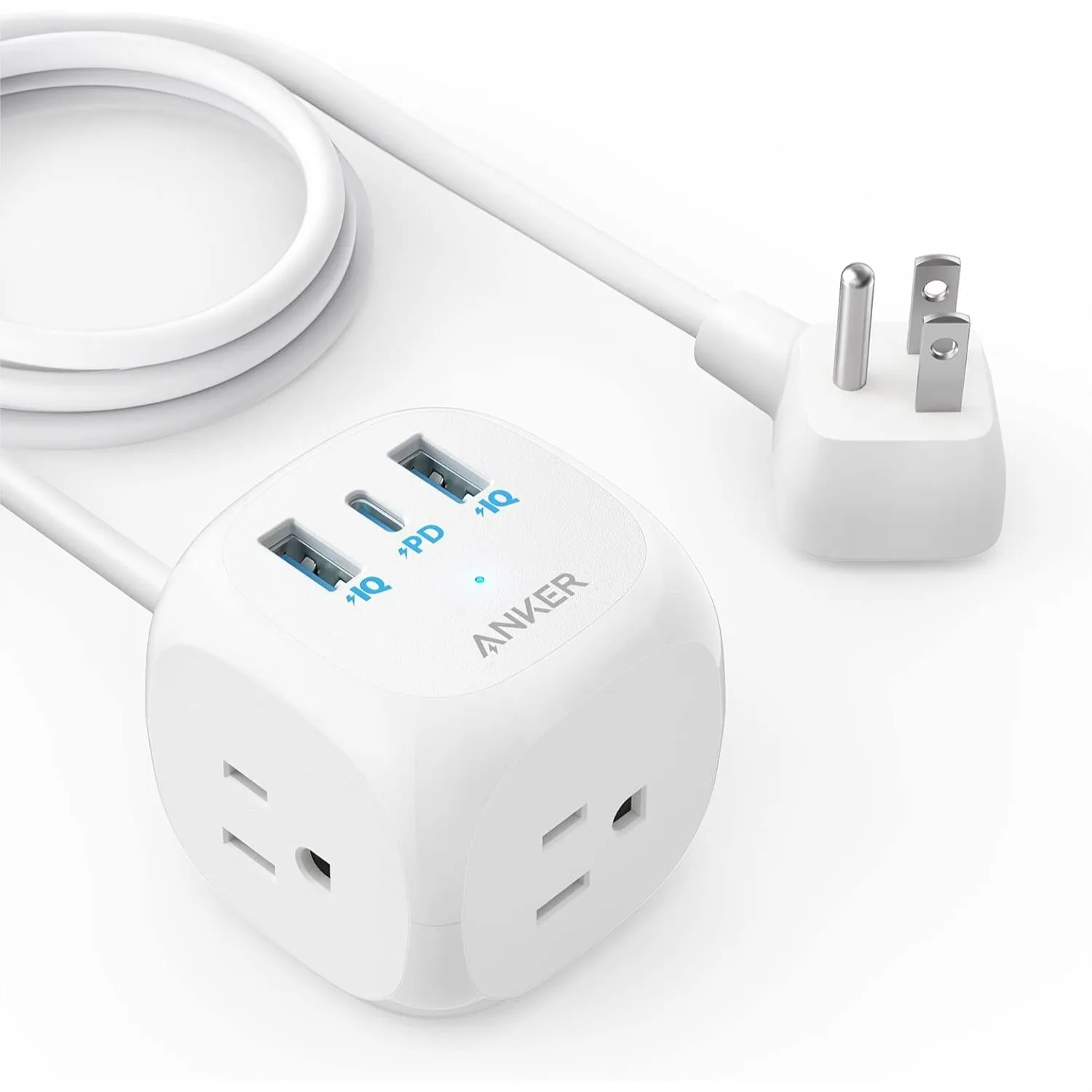 Power Strip with 20W USB C, 3 Outlets and USB Charging for iPhone 15, 10ft Extension Cord, Compact Desktop Charger
Power Strip with 20W USB C, 3 Outlets and USB Charging for iPhone 15, 10ft Extension Cord, Compact Desktop Charger