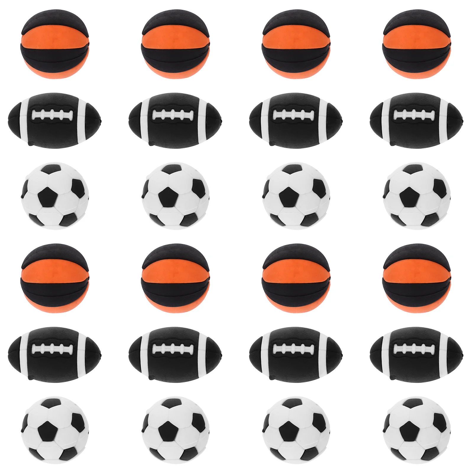 25 Pcs Simulation Ball Kids Birthday Gift Balls Shaped Decor Eraser Rugby Modeling Erasers for Child Soccer
25 Pcs Simulation Ball Kids Birthday Gift Balls Shaped Decor Eraser Rugby Modeling Erasers for Child Soccer