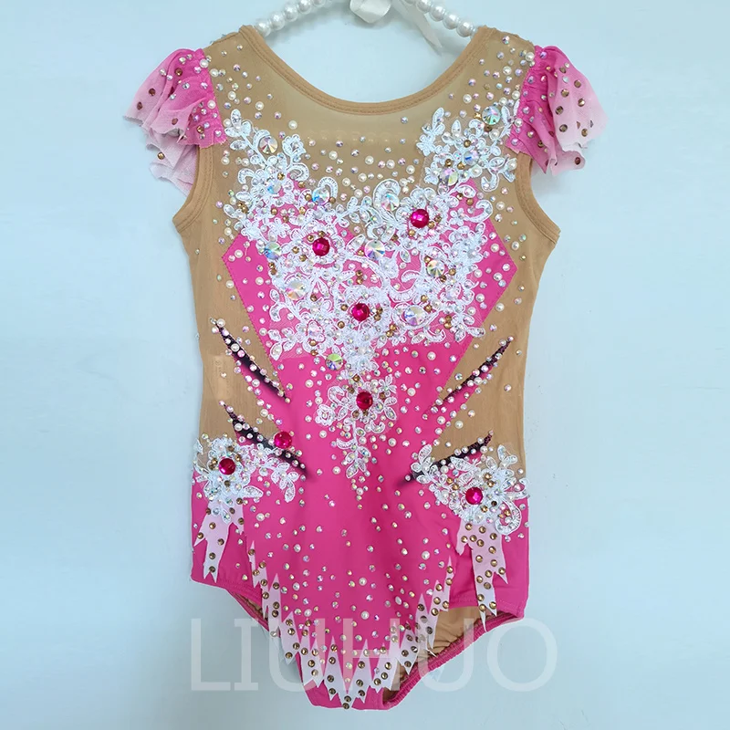 LIUHUO Rhythmic Gymnastics Leotard Acrobatic Performance Costumes For Children Adult Customized Pink
LIUHUO Rhythmic Gymnastics Leotard Acrobatic Performance Costumes For Children Adult Customized Pink
