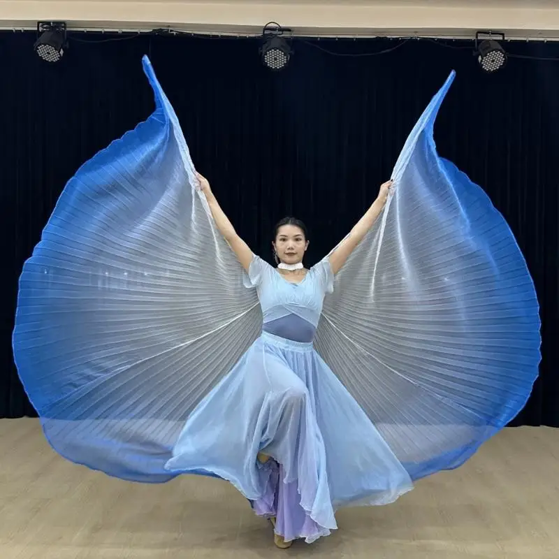 2Pcs Large Wing Gradients Dance Hand Painted Butterfly Fan for Belly Dancing Performances and Playfulness Movement 24BD
2Pcs Large Wing Gradients Dance Hand Painted Butterfly Fan for Belly Dancing Performances and Playfulness Movement 24BD