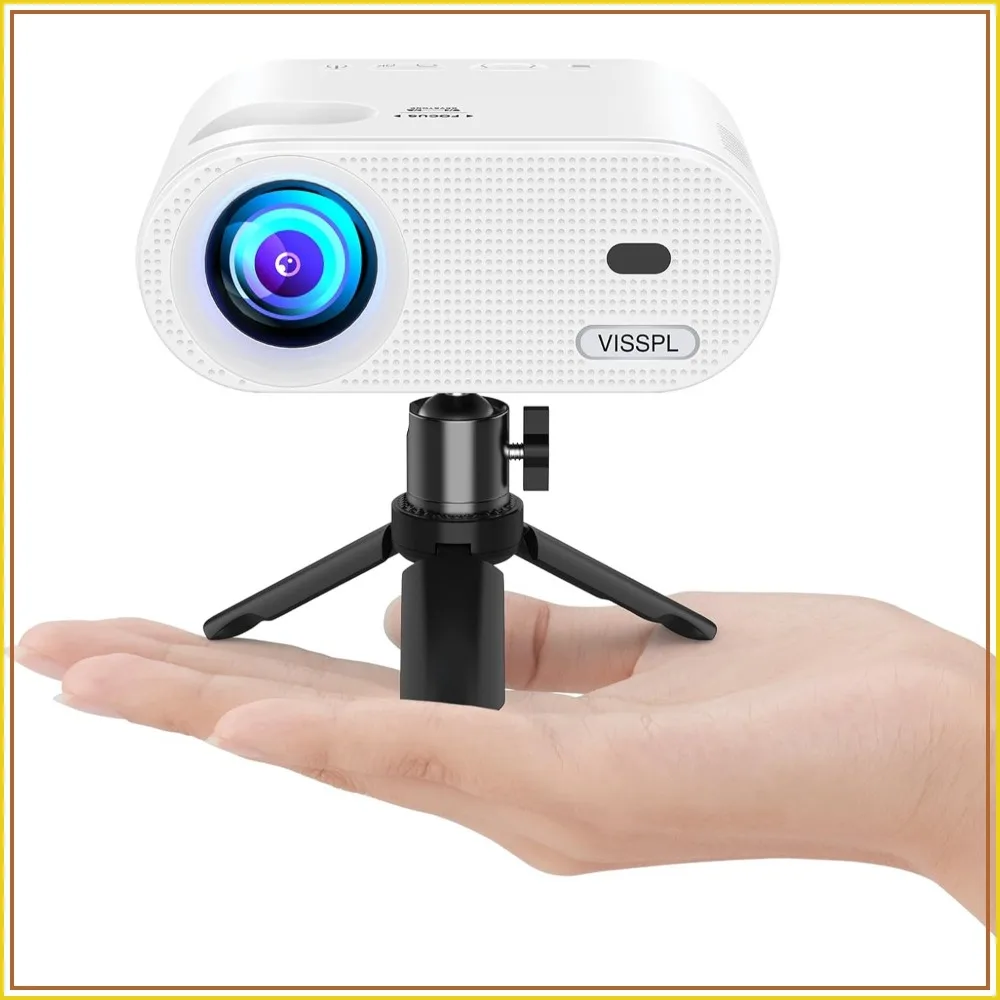 Full HD 1080P Mini Projector with Tripod, Portable Outdoor Home Theater Movie Projector Compatible with Android/iOS/Windows/TV Stick/HDMI/USB
Full HD 1080P Mini Projector with Tripod, Portable Outdoor Home Theater Movie Projector Compatible with Android/iOS/Windows/TV Stick/HDMI/USB