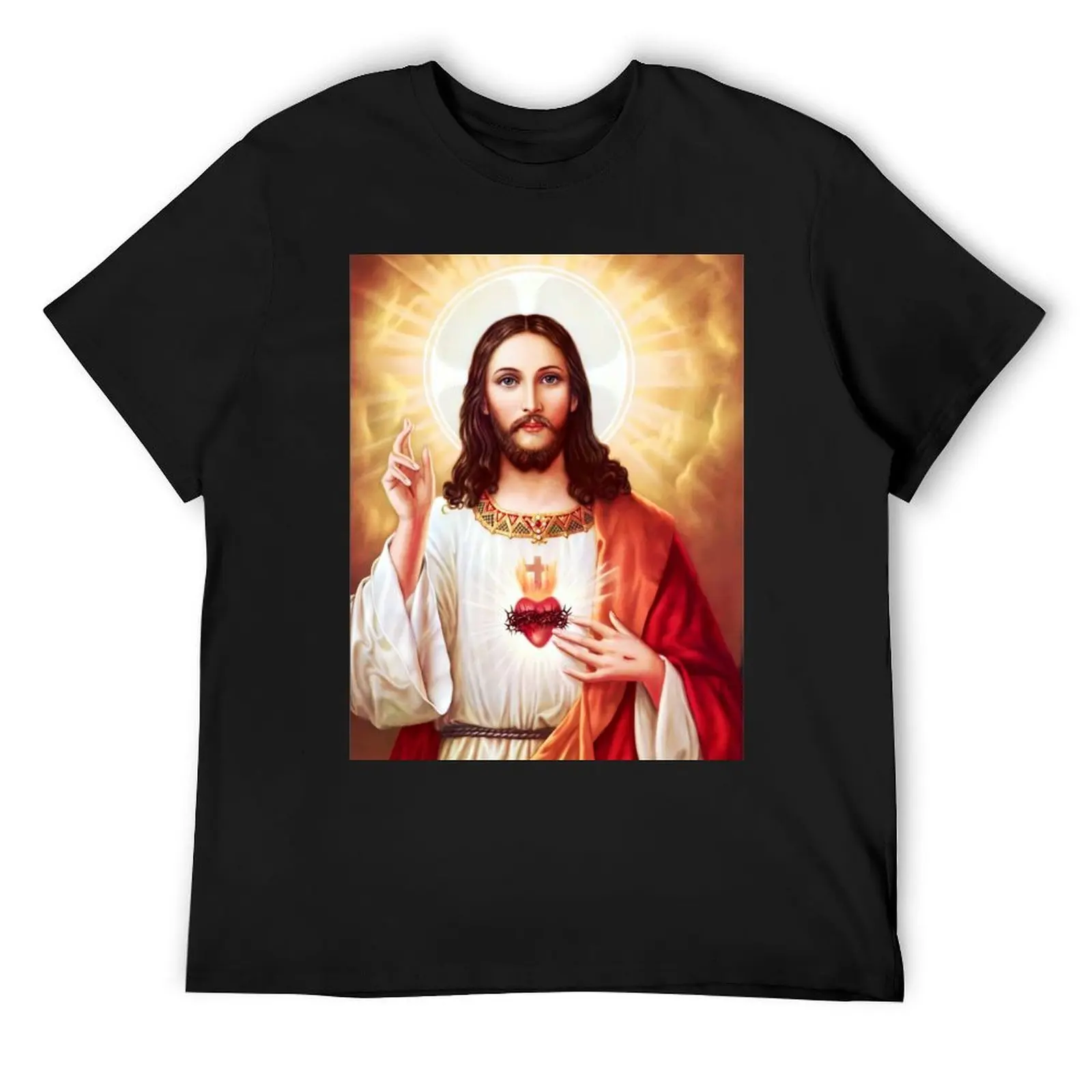 Sacred Heart of Jesus T-Shirt anime kawaii clothes summer 2025 vintage t shirts t shirt men 100℅ cotton
Sacred Heart of Jesus T-Shirt anime kawaii clothes summer 2025 vintage t shirts t shirt men 100℅ cotton
