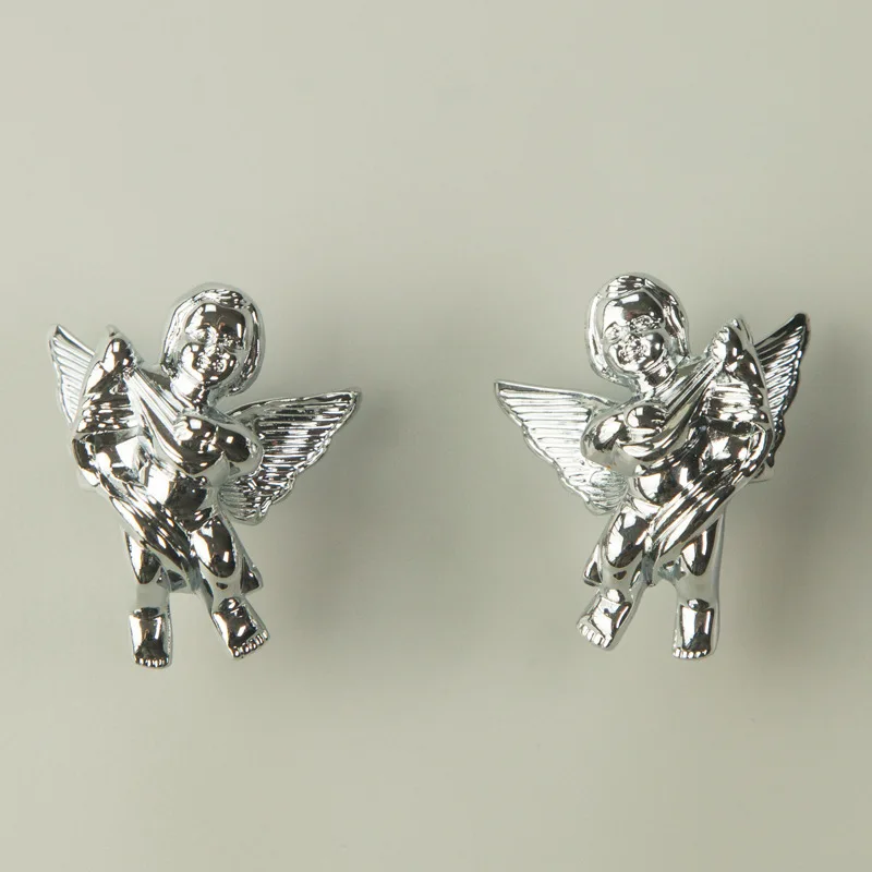 Luxury 5PCS Pure Brass Silver Little Angel Furniture Handles Drawer Pulls Cupboard Wardrobe Wine TV Cabinet Pulls Decorations
Luxury 5PCS Pure Brass Silver Little Angel Furniture Handles Drawer Pulls Cupboard Wardrobe Wine TV Cabinet Pulls Decorations