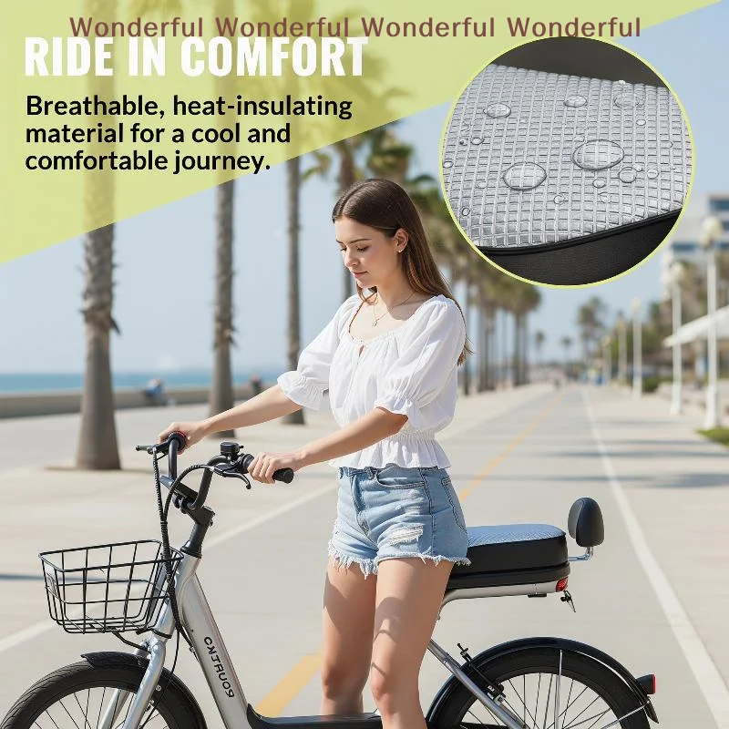 Premium Waterproof E-Bike Cushion Cover with Heat Insulation for Sun Protection
Premium Waterproof E-Bike Cushion Cover with Heat Insulation for Sun Protection