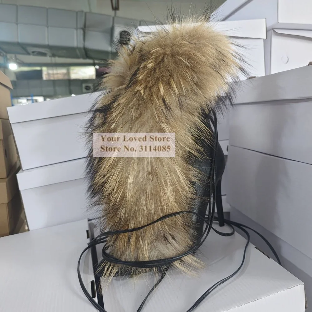 Women Real Photo Real Fur Ankle Boots Black Matte Thin High Heel Furry Snow Boots Fluffy Plush Pointed Toe Booties Warm Shoes
Women Real Photo Real Fur Ankle Boots Black Matte Thin High Heel Furry Snow Boots Fluffy Plush Pointed Toe Booties Warm Shoes