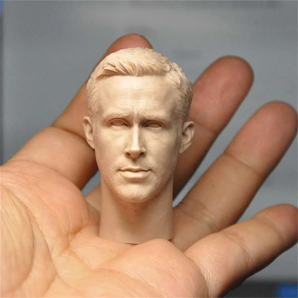 Ryan Gosling Male Head Carving Sculpt StarLong Neck Unpainted Model 1/6 Scale Action Figure Collection Soldier Toys
Ryan Gosling Male Head Carving Sculpt StarLong Neck Unpainted Model 1/6 Scale Action Figure Collection Soldier Toys