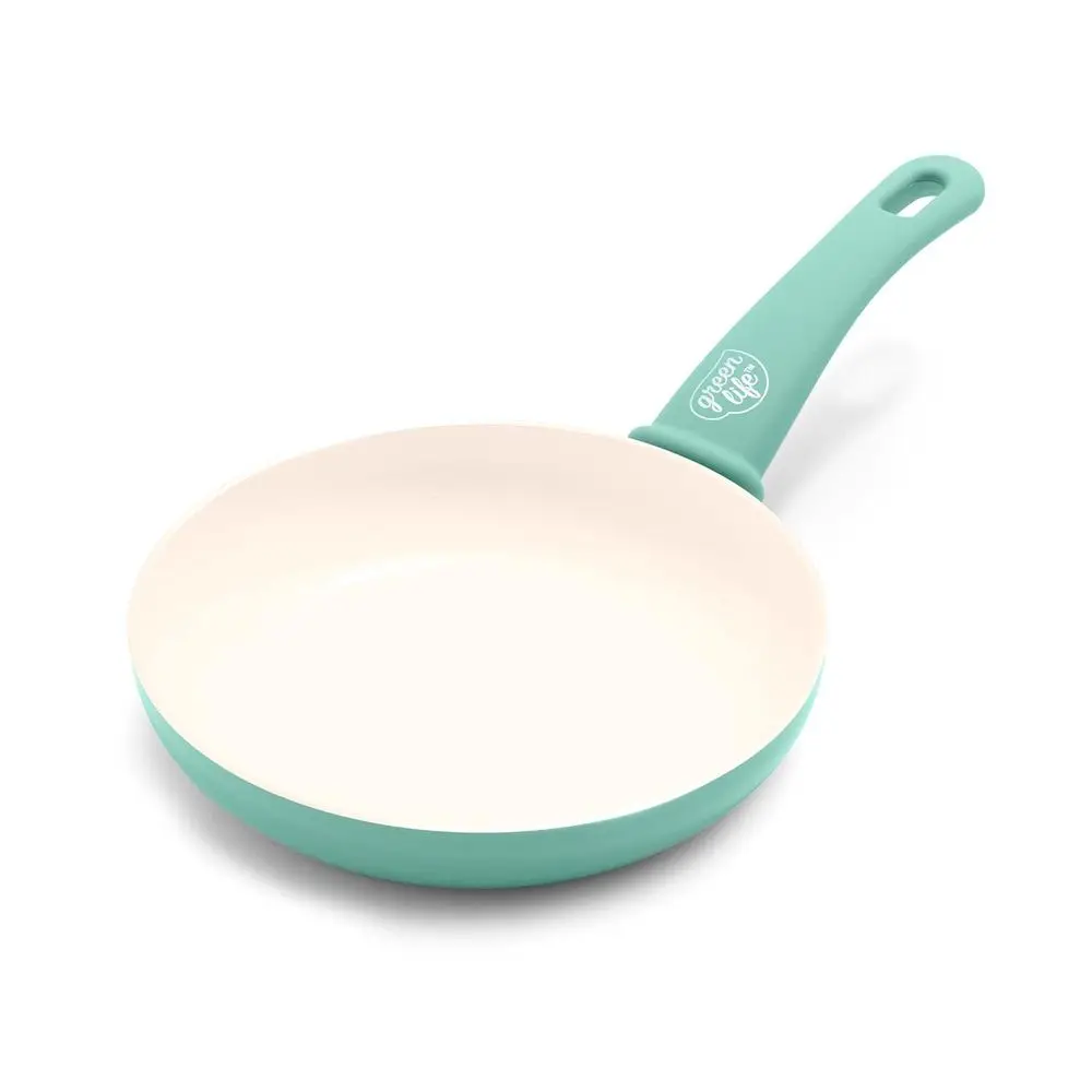 8 Turquoise Non-Toxic Ceramic Nonstick Frying Pan with Stay-Cool Handles, Dishwasher and Oven Safe, Wobble-Free
8 Turquoise Non-Toxic Ceramic Nonstick Frying Pan with Stay-Cool Handles, Dishwasher and Oven Safe, Wobble-Free