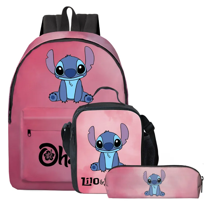 3pcs/set Disney Stitch Kids Backpack Cartoon Stitch Print Kindergarten Pencil Case Boy Girl Shoulder Bag Children Schoolbag Gift
3pcs/set Disney Stitch Kids Backpack Cartoon Stitch Print Kindergarten Pencil Case Boy Girl Shoulder Bag Children Schoolbag Gift