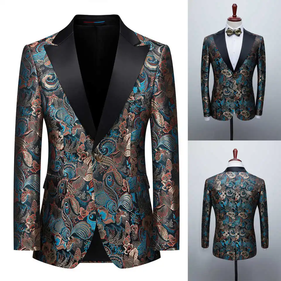 Single Breasted Men's Suits Long Sleeve Jacquard Fashion Groom Tuxedos Wedding Business Blazer Masculino Customized
Single Breasted Men's Suits Long Sleeve Jacquard Fashion Groom Tuxedos Wedding Business Blazer Masculino Customized