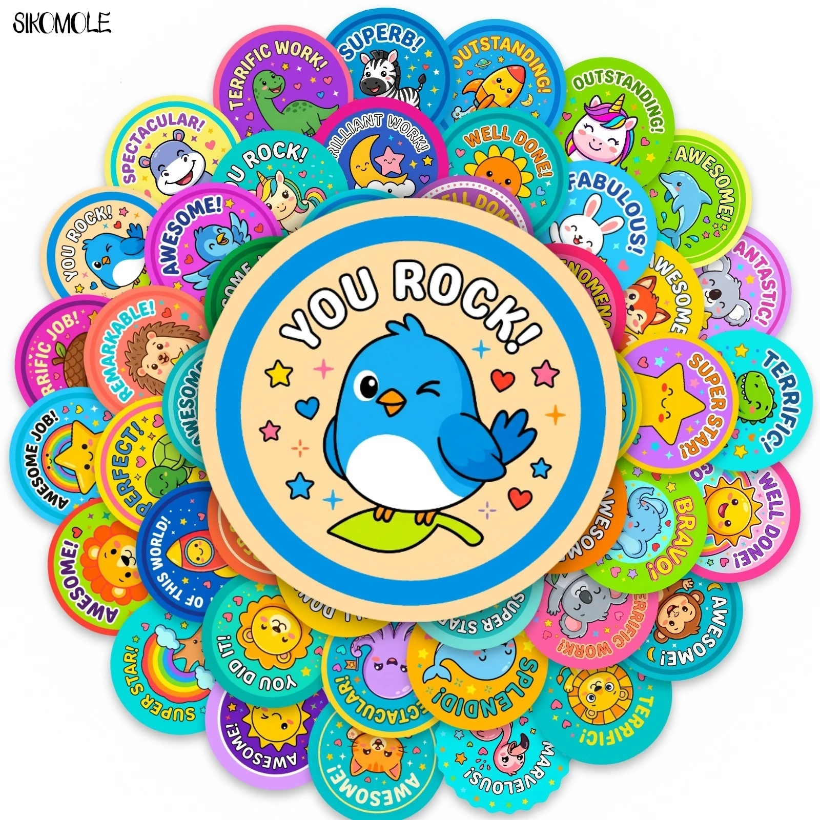 10/30/50PCS Cartoon Animal Inspiration Stickers Book Children's Reward DIY Skateboard Guitar Luggage Decoration Graffiti Sticker
10/30/50PCS Cartoon Animal Inspiration Stickers Book Children's Reward DIY Skateboard Guitar Luggage Decoration Graffiti Sticker