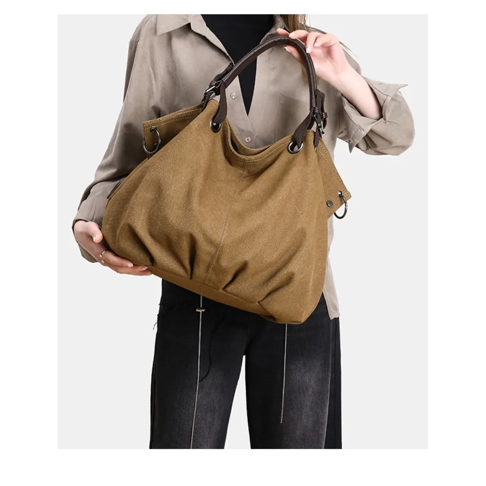 2026 Best New Trendy Vintage Large Capacity Canvas Tote Bag for Women Commuter Casual Student Shoulder Handbag
2026 Best New Trendy Vintage Large Capacity Canvas Tote Bag for Women Commuter Casual Student Shoulder Handbag