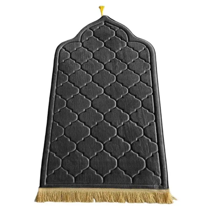 Muslim Prayer Rug Prayer Mat for Ramadan Flannel Carpet Portable Prayer Mat Worship Kneel Embossing Floor Carpets Non-slip Soft
Muslim Prayer Rug Prayer Mat for Ramadan Flannel Carpet Portable Prayer Mat Worship Kneel Embossing Floor Carpets Non-slip Soft