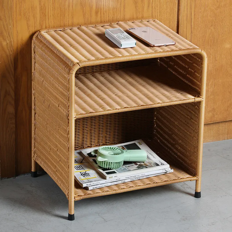 Elegant Modern Minimalist Nightstand Imitation Rattan Bedroom Storage Drawer Living Room Coffee Tables Sofa Side End Table
Elegant Modern Minimalist Nightstand Imitation Rattan Bedroom Storage Drawer Living Room Coffee Tables Sofa Side End Table