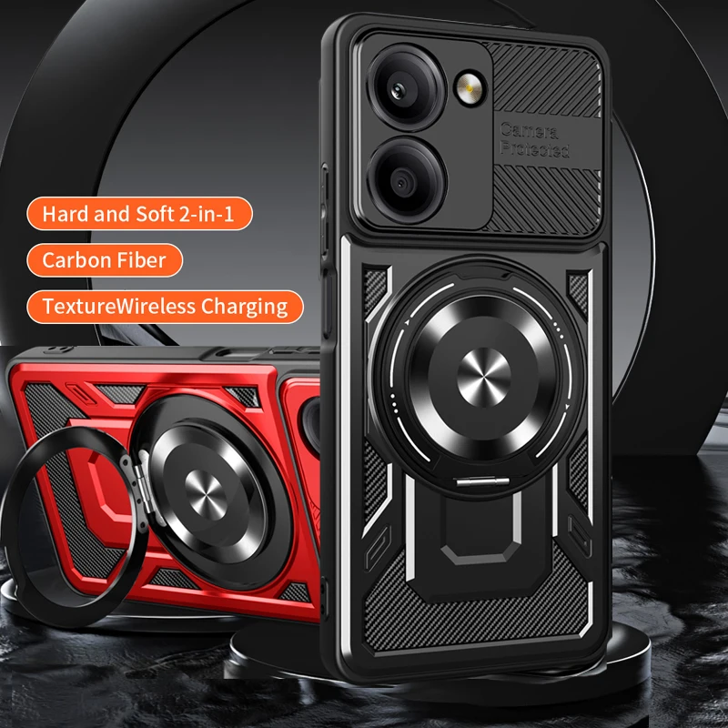 Silicone Phone Case For Redmi A5 4G A4 5G Cover Metal Holder Bracket Lens Protection Soft Cases Magnet Wireless Charging
Silicone Phone Case For Redmi A5 4G A4 5G Cover Metal Holder Bracket Lens Protection Soft Cases Magnet Wireless Charging
