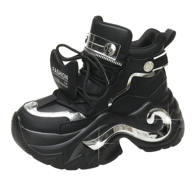 Осенние женские кроссовки на массивном каблуке 6,5 см, зимняя повседневная вулканизированная обувь на толстой подошве, женские кроссовки из натуральной кожи на высокой платформе
Осенние женские кроссовки на массивном каблуке 6,5 см, зимняя повседневная вулканизированная обувь на толстой подошве, женские кроссовки из натуральной кожи на высокой платформе