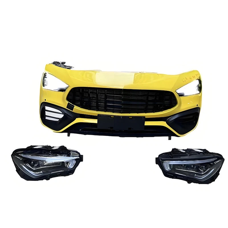 Suitable for Mercedes-Benz 118CLA35CLA180CLA200CLA45AMG bumper, front lip, headlights, hood, fenders
Suitable for Mercedes-Benz 118CLA35CLA180CLA200CLA45AMG bumper, front lip, headlights, hood, fenders