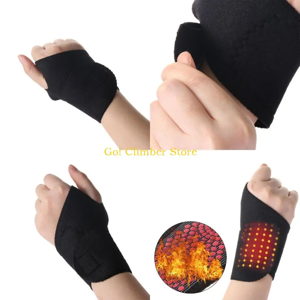 Q84C Self-Heating Magnetic Wrist Support Brace Adjustable Protect Wrap with Thumb Loop for Men Women Cycling Running Sports
Q84C Self-Heating Magnetic Wrist Support Brace Adjustable Protect Wrap with Thumb Loop for Men Women Cycling Running Sports