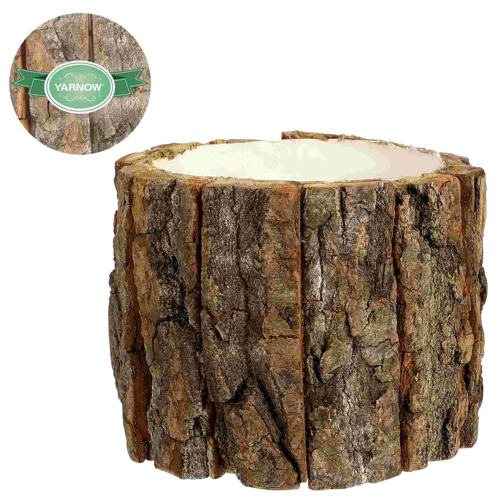 Rustic Waterproof Bark Flower Bucket 10cm Tall Home Decor Kitchen Living Room Plant Pots Indoor Outdoor Wood Container Fine
Rustic Waterproof Bark Flower Bucket 10cm Tall Home Decor Kitchen Living Room Plant Pots Indoor Outdoor Wood Container Fine