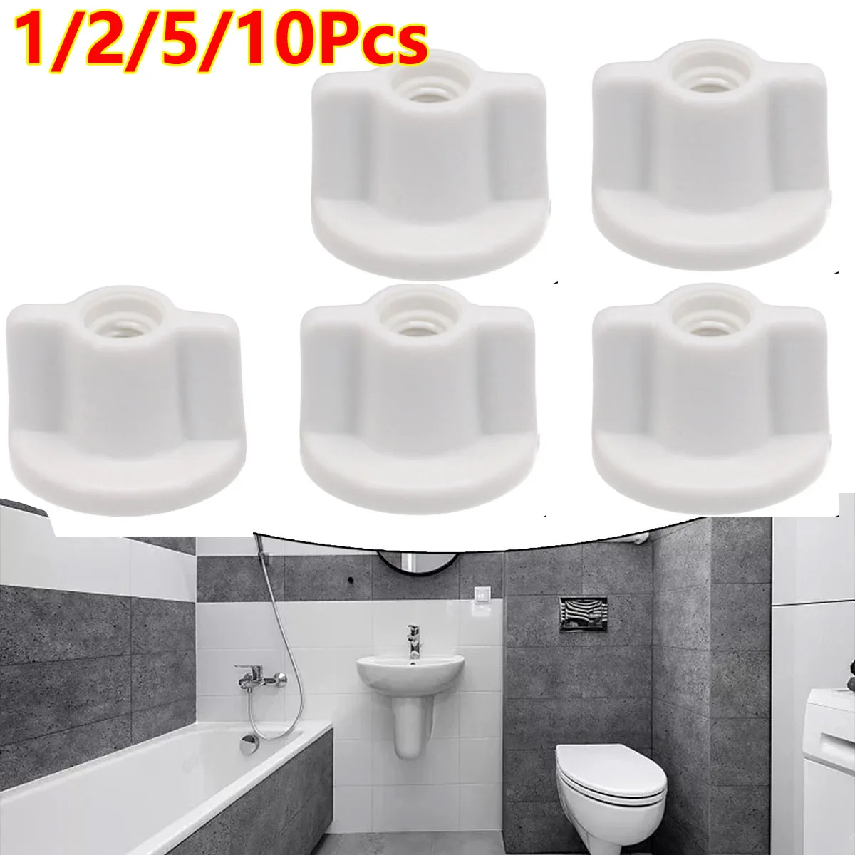 1/2/5/10Pcs Fixed Replacement Rear Nut 6MM Back Nut Fixed Replacement For 6mm Screws Plastic Screw Toilet Lid Bottom Practical
1/2/5/10Pcs Fixed Replacement Rear Nut 6MM Back Nut Fixed Replacement For 6mm Screws Plastic Screw Toilet Lid Bottom Practical
