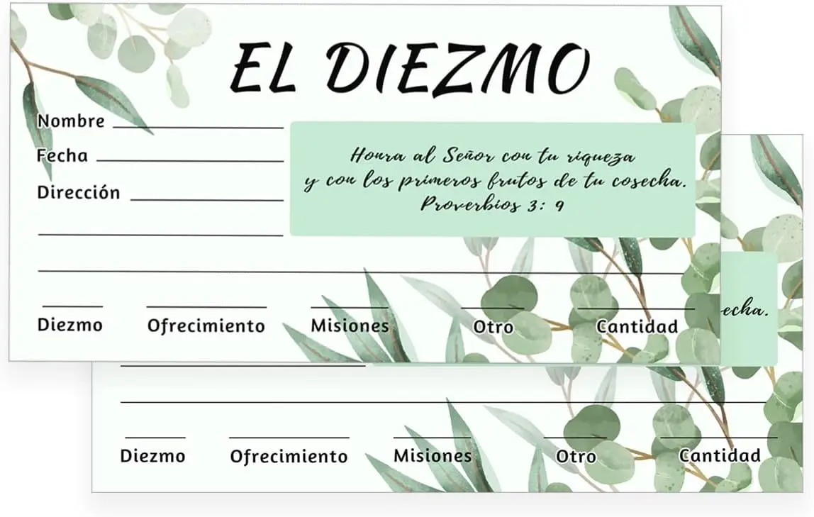 Spanish Tithes and Offering Envelopes 50Pcs Spanish Cash Envelopes for Tithes and Offerings Visitor Donation Envelopes Tithe
Spanish Tithes and Offering Envelopes 50Pcs Spanish Cash Envelopes for Tithes and Offerings Visitor Donation Envelopes Tithe