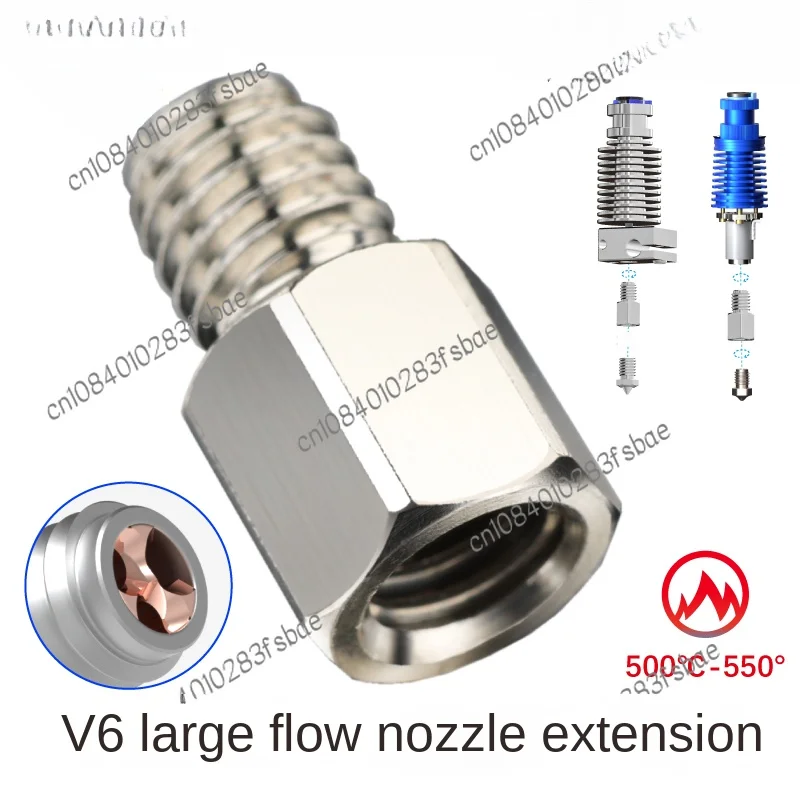3D Printer Parts Heating Block CHT Adapter Large Flow V6/Rapido Hot End 3D Printing Adapter V6 Nozzle
3D Printer Parts Heating Block CHT Adapter Large Flow V6/Rapido Hot End 3D Printing Adapter V6 Nozzle
