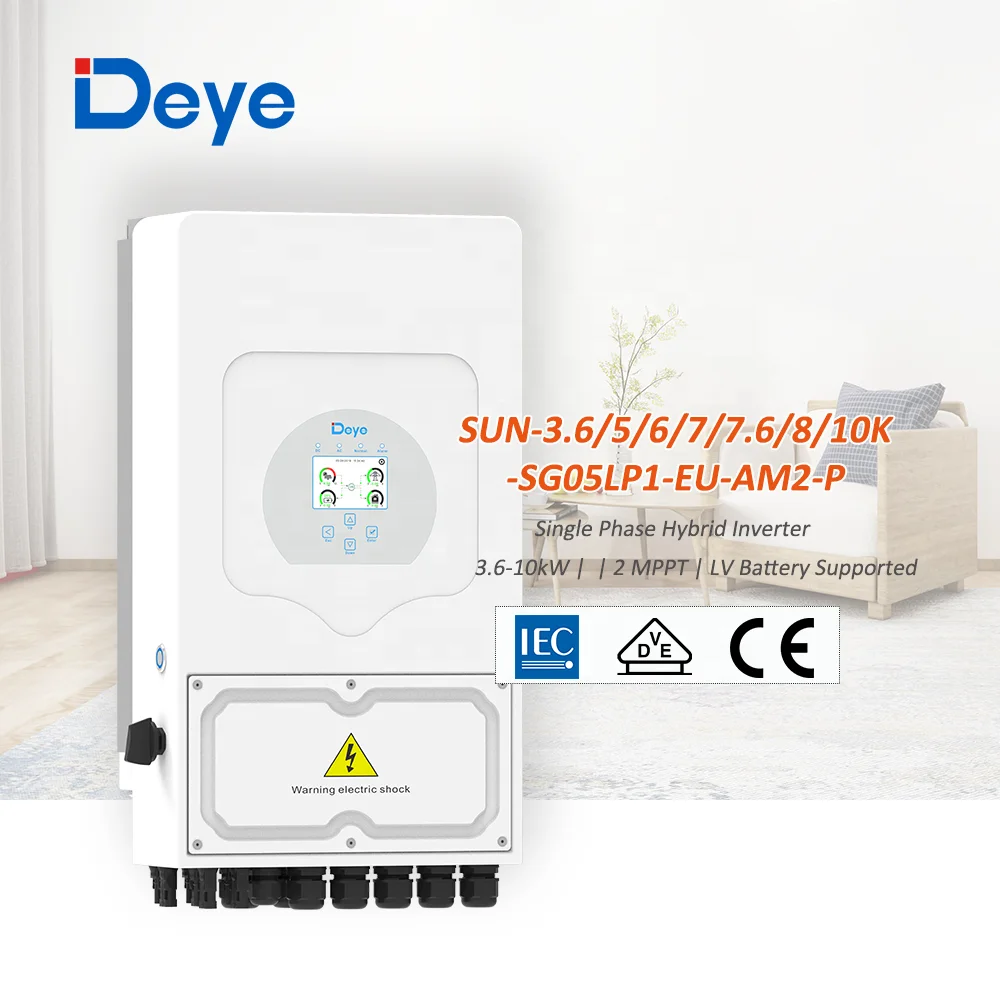 SUN-5K-SG05LP1-EU-AM2-P 5000W Solar Energy Storage Inverter Pure Sine Wave With Smart Remote Monitoring
SUN-5K-SG05LP1-EU-AM2-P 5000W Solar Energy Storage Inverter Pure Sine Wave With Smart Remote Monitoring