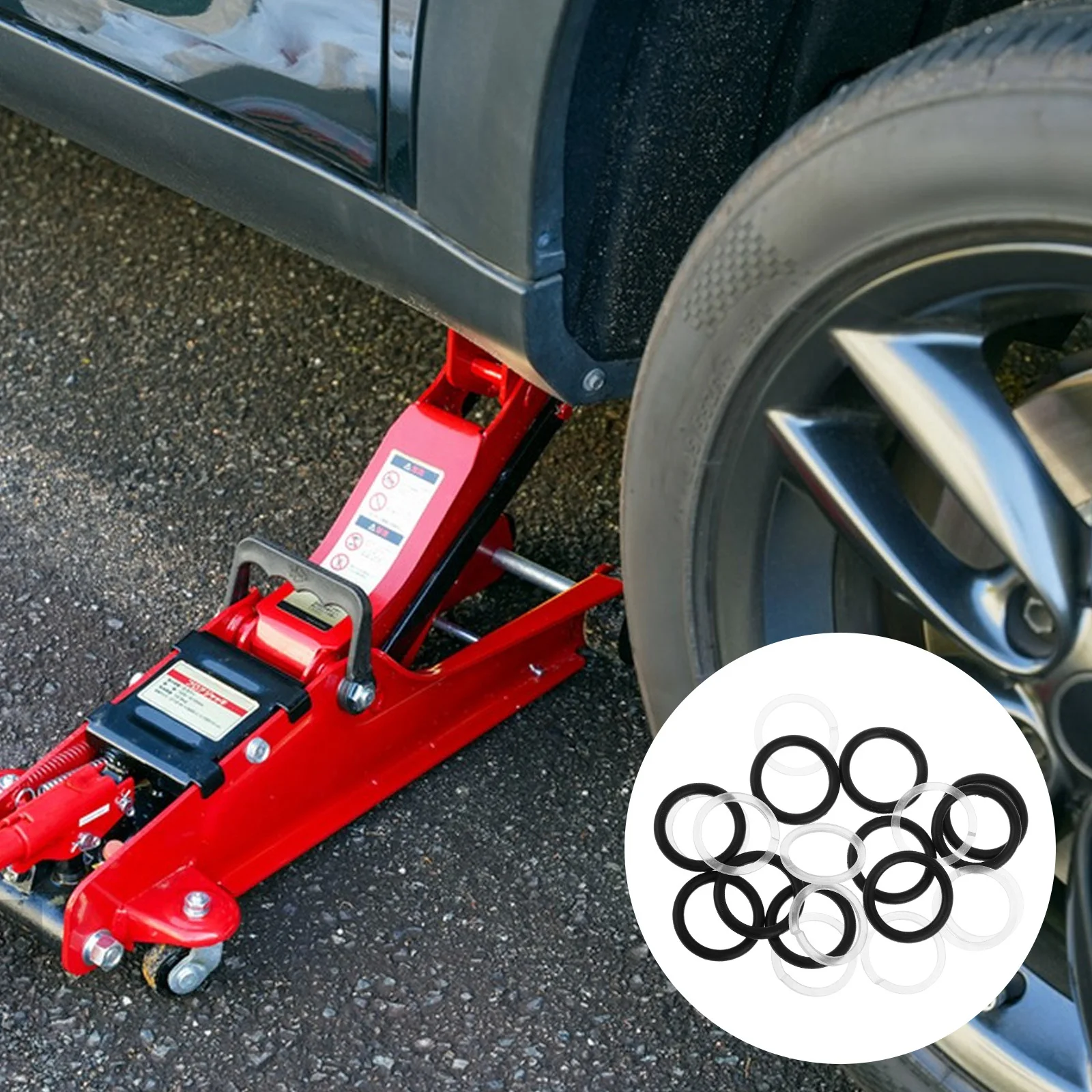 20Pcs Horizontal Hydraulic Jack Oil Seals Replacement Kit Strong Load Capacity Jack Repairing Accessories for Vehicle and
20Pcs Horizontal Hydraulic Jack Oil Seals Replacement Kit Strong Load Capacity Jack Repairing Accessories for Vehicle and