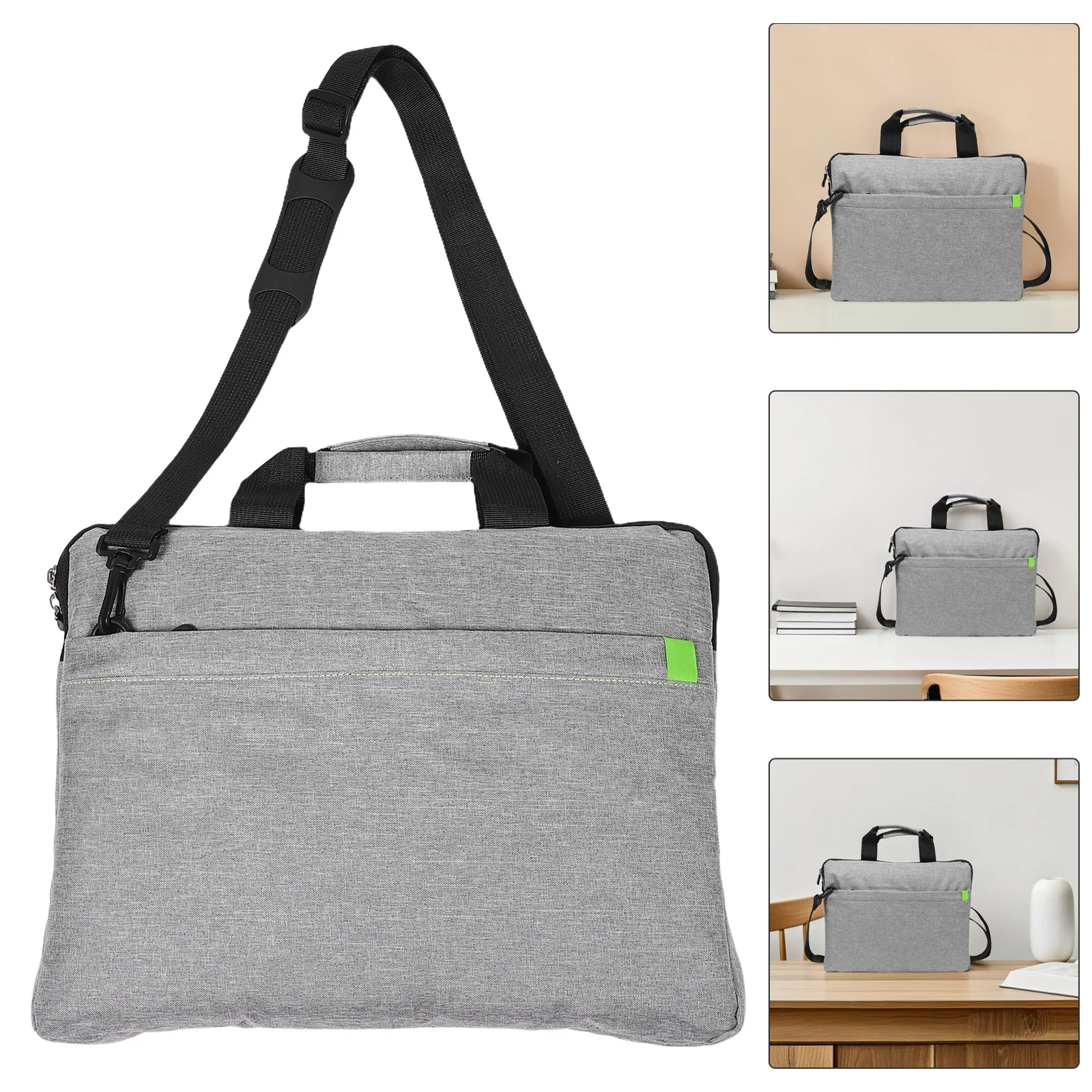 Large Capacity Laptop Bag Solid Color Lightweight Design with Protective Inner Sleeve for Crossbody Shoulder Or Tablet Use
Large Capacity Laptop Bag Solid Color Lightweight Design with Protective Inner Sleeve for Crossbody Shoulder Or Tablet Use