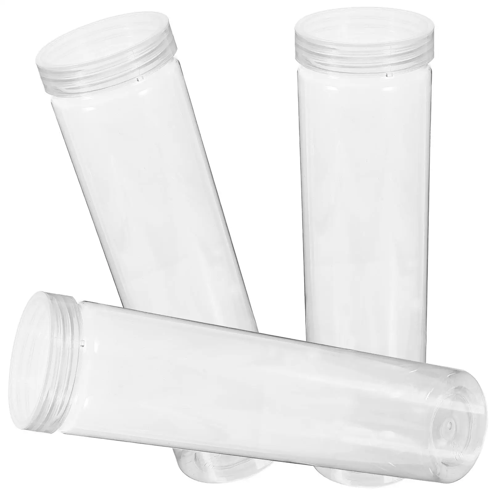 3 Pcs Jar PET Storage Containers Kitchen Storage Containers Lids 6 5x24 5cm 700ml Clear Airtight Kitchen Canisters for Food
3 Pcs Jar PET Storage Containers Kitchen Storage Containers Lids 6 5x24 5cm 700ml Clear Airtight Kitchen Canisters for Food