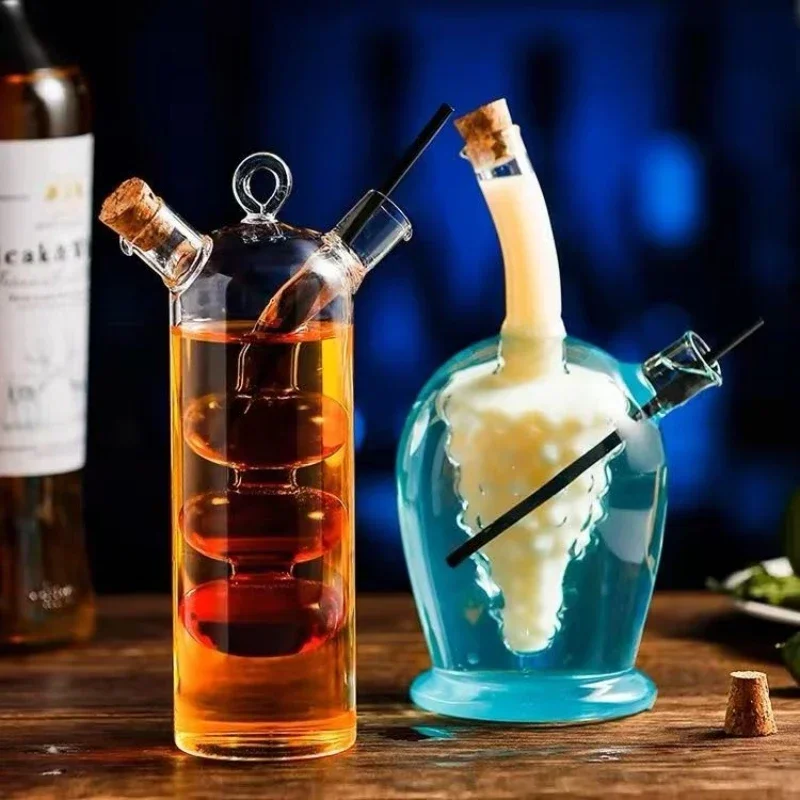Double-layer Cocktail Glass, Bar Utensil Mandarin Duck Wine Glass, 2-in-1 Kitchen Accessories Soy Sauce Oil Bottle Storage Jar
Double-layer Cocktail Glass, Bar Utensil Mandarin Duck Wine Glass, 2-in-1 Kitchen Accessories Soy Sauce Oil Bottle Storage Jar